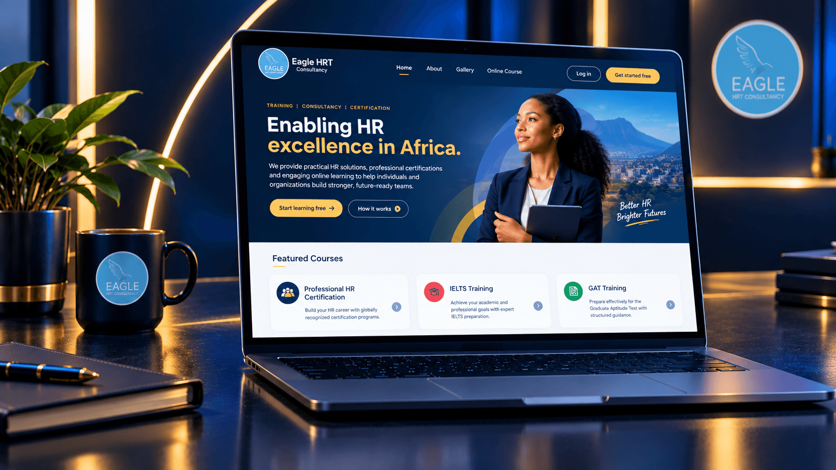 Eagle HRT — Corporate HR & Training Platform Production View